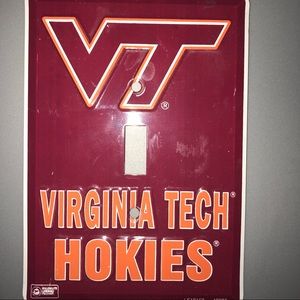 Virginia Tech light switch cover